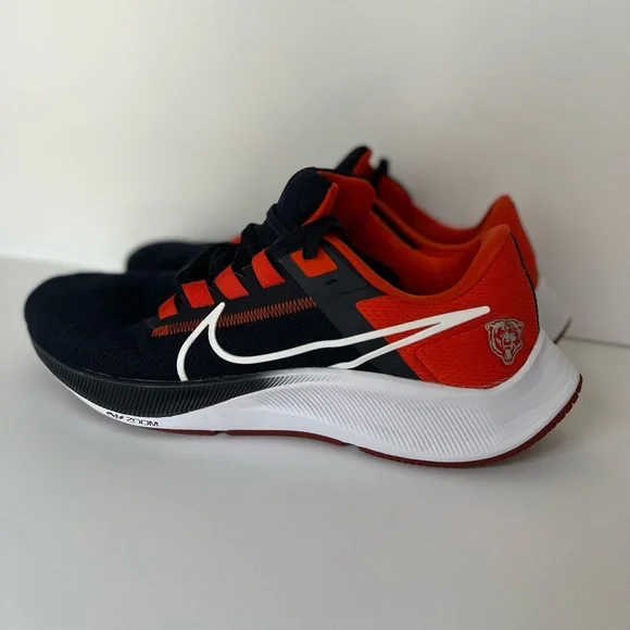 Nike zoom Pegasus 38 running shoe NFL Chicago bears men’s size 10.5 - Picture 1 of 13
